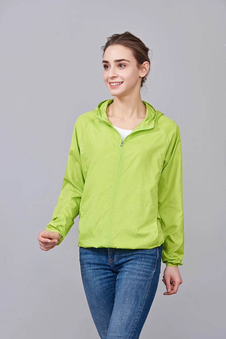 Unisex Waterproof Hiking Jacket – Quick-Dry Outdoor Windbreaker